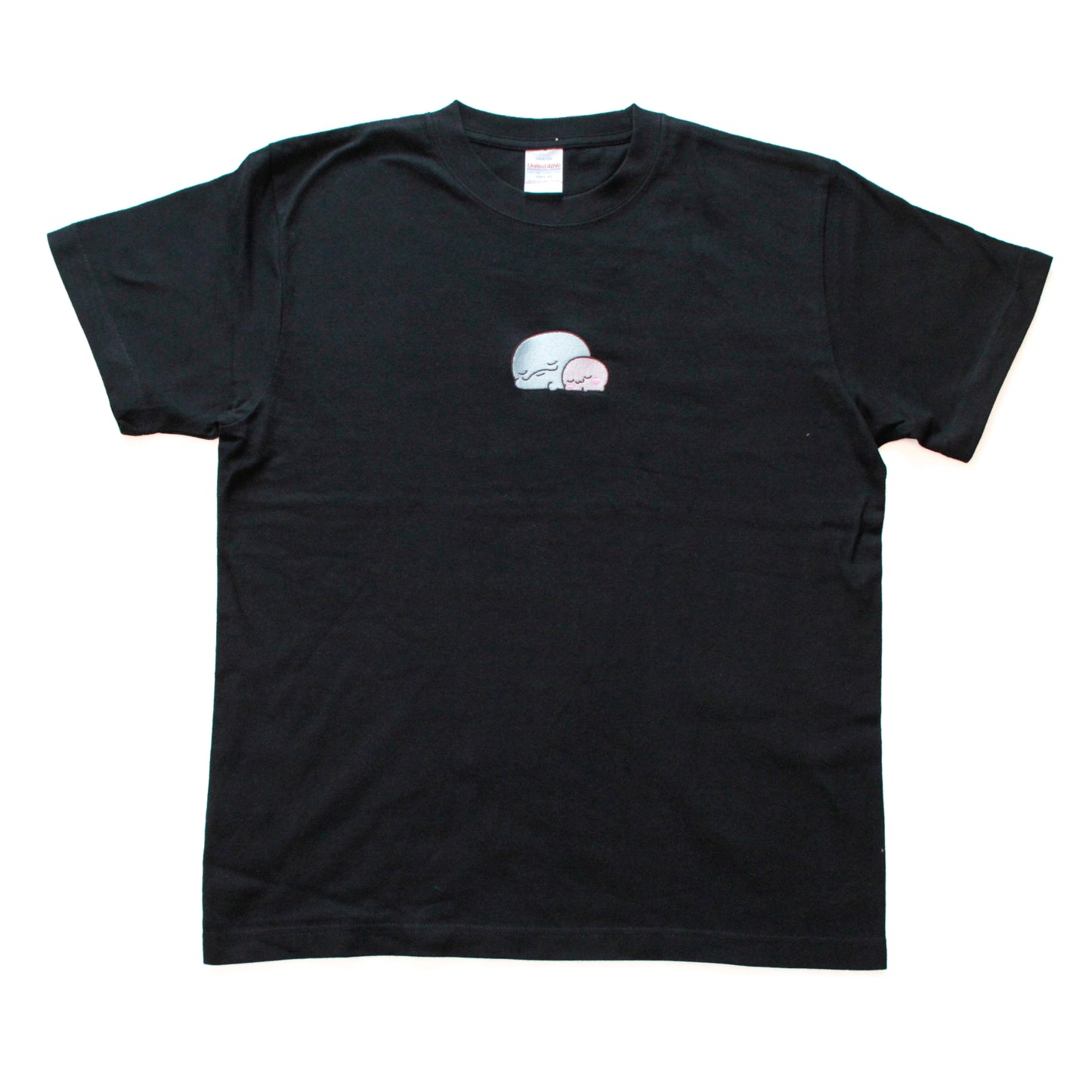 【親子イルカ】フロント刺繍Tシャツ【9月下旬発送】