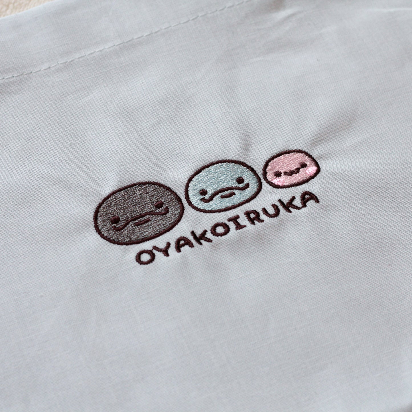 [OYAKOIRUKA] 刺繡托特包 [9月下旬出貨]
