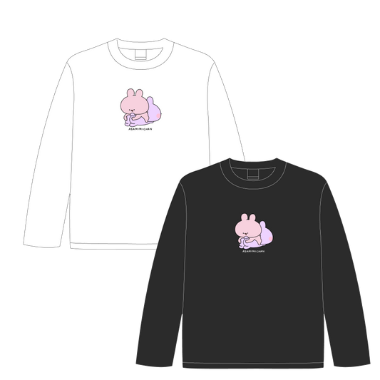 [ASAMIMI-CHAN] Oshiri Sisters♡ Long Sleeve Print T-Shirt [Ships Mid-February]