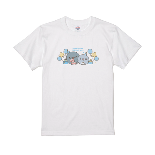 【親子イルカ】親子イルカバースデー♪Tシャツ【6月下旬発送】