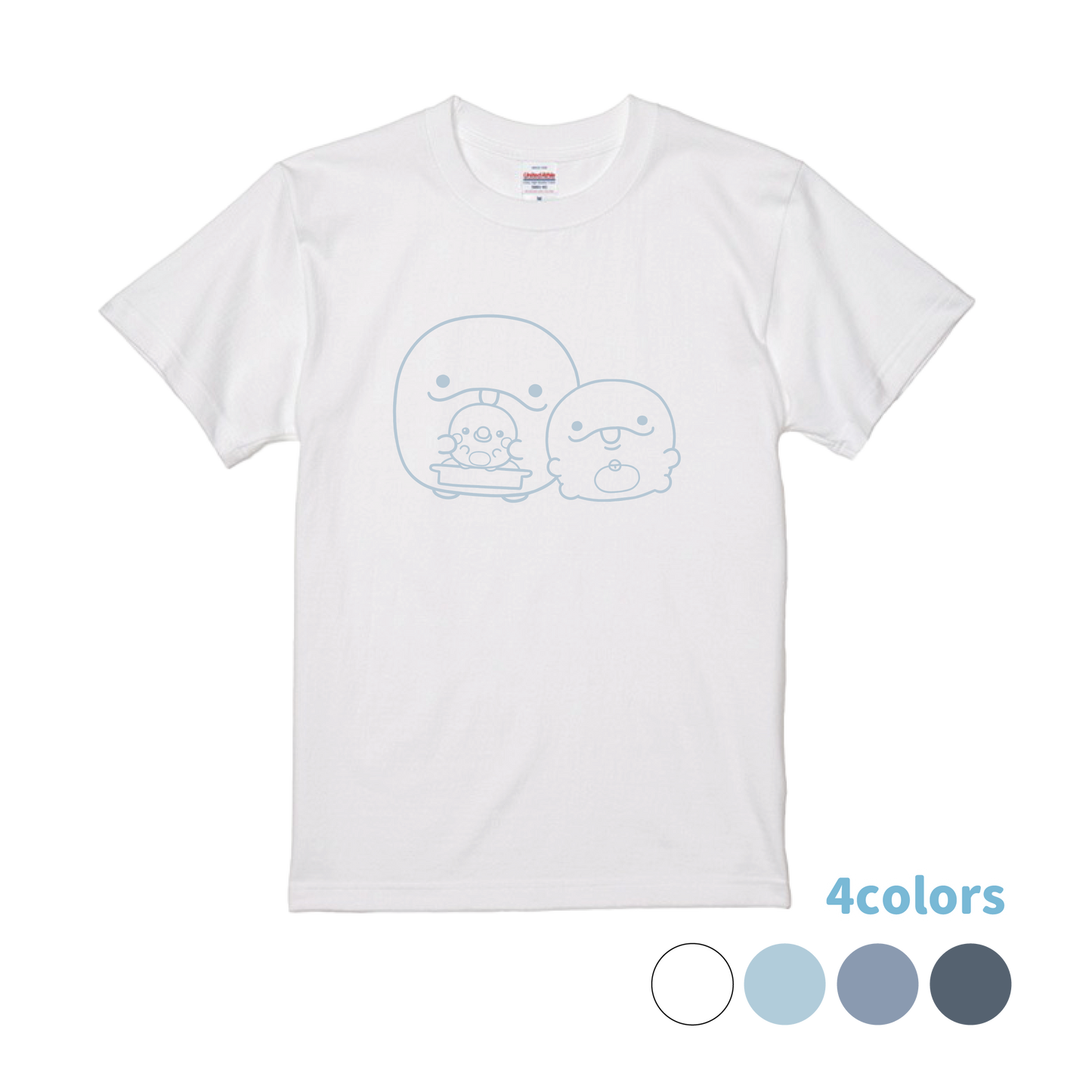 【親子イルカ】ベーシックプリントTシャツ【5月下旬発送】