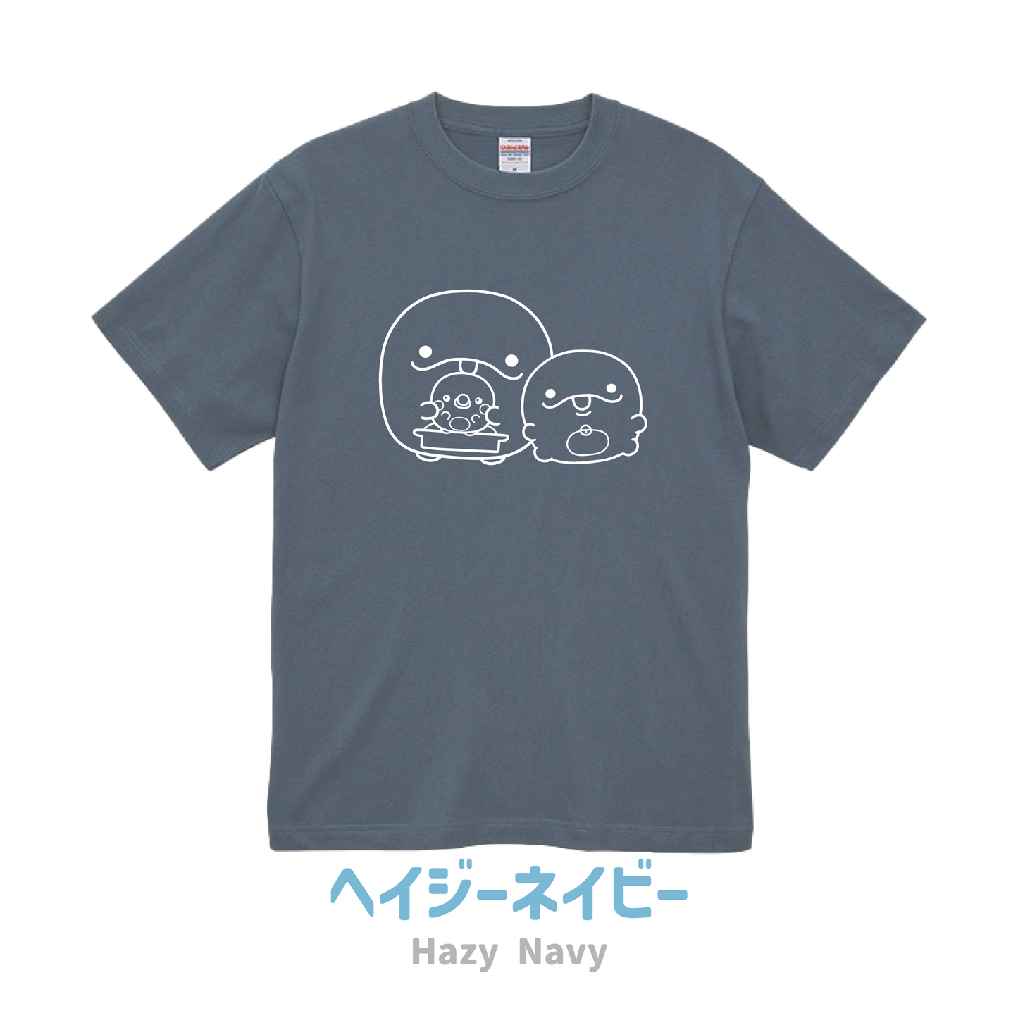 【親子イルカ】ベーシックプリントTシャツ【5月下旬発送】