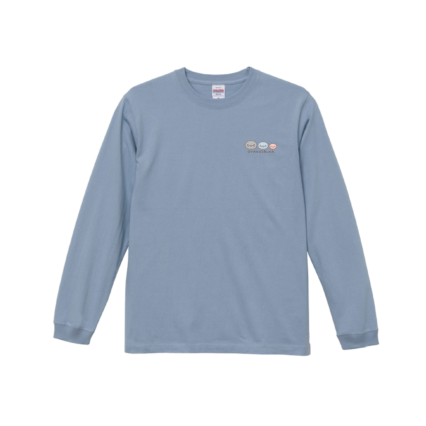 [OYAKOIRUKA] Big Silhouette Long Sleeve T-shirt [Shipping in late-October]