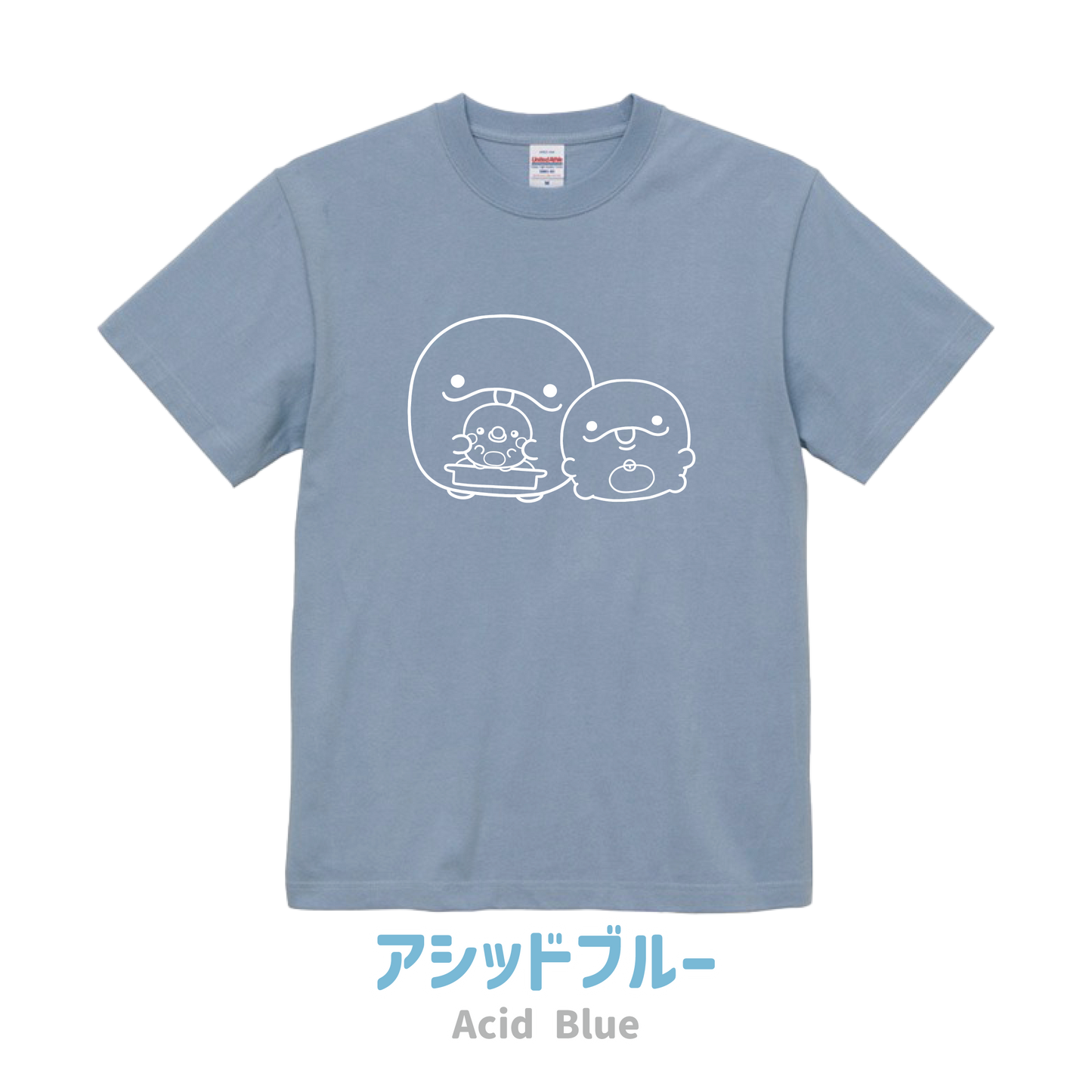 【親子イルカ】ベーシックプリントTシャツ【5月下旬発送】