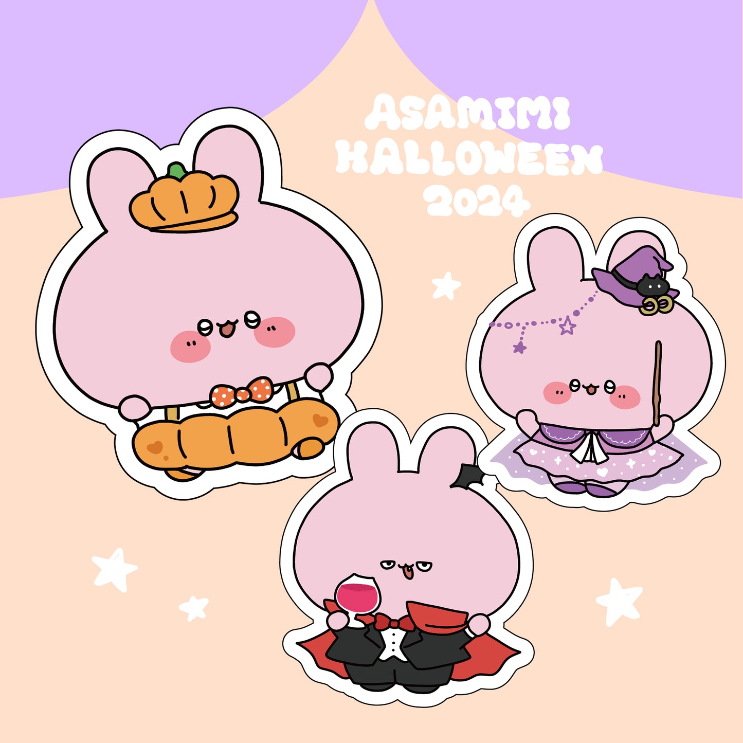 [ASAMIMI-CHAN] Adesivi di Halloween [spediti a metà ottobre]