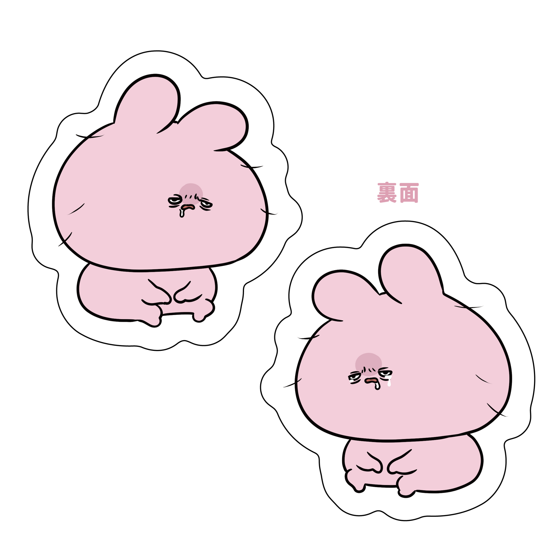 あさみみちゃん】寝起き顔クッション【6月中旬発送