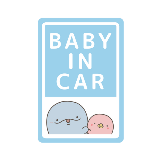 [OYAKOIRUKA]Baby's on board ♡ Baby inker 貼紙[12 月中旬發送]