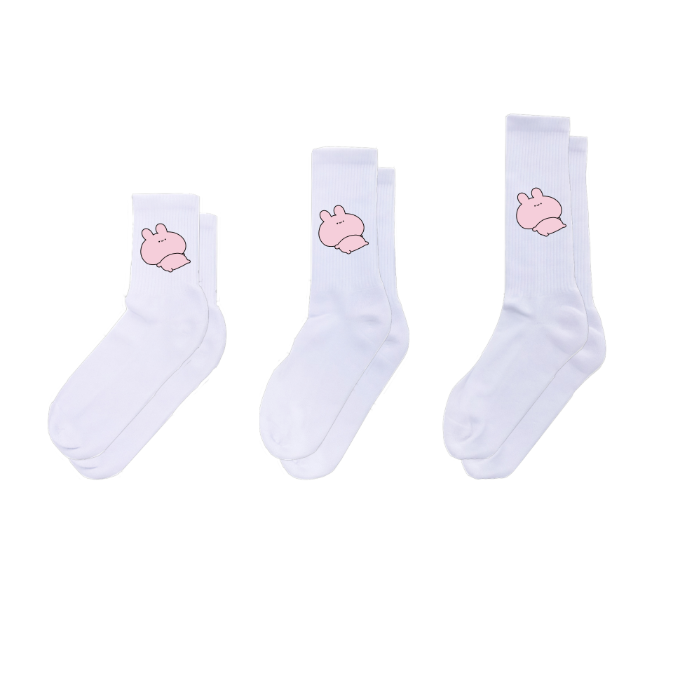 [ASAMIMI-CHAN ] Loosely printed socks [Shipping in mid-November]