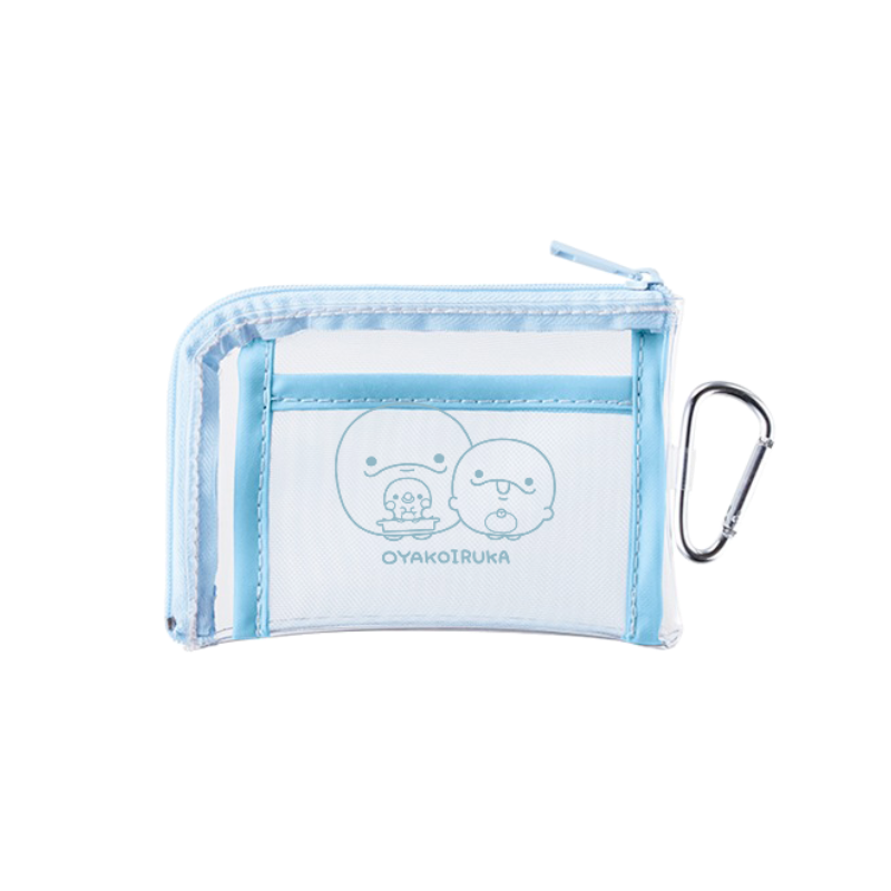 [OYAKOIRUKA] Transparente Tasche mit Mesh-Tasche und Karabiner [Versand Ende Juli]