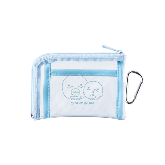 [OYAKOIRUKA] Transparente Tasche mit Mesh-Tasche und Karabiner [Versand Ende Juli]
