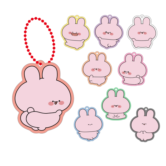 [ASAMIMICHAN] ASAMIMI FAVORITE COLORS♡ Portachiavi in Acrilico [Spedizione a metà dicembre]