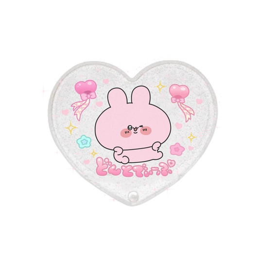 【あさみみちゃん】キラキラハートスライドミラー【6月下旬発送】