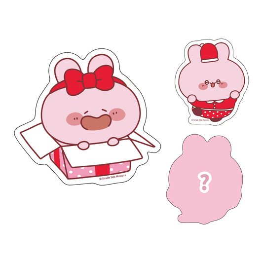 [ASAMIMICHAN] Secret Included♪ Random Christmas Sticker (All 3 Types) [Shipping in late-November]