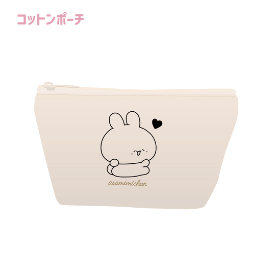 [Asamimi-chan] Cotton pouch (Asamimi BASIC JULY) [Shipping in mid-September]