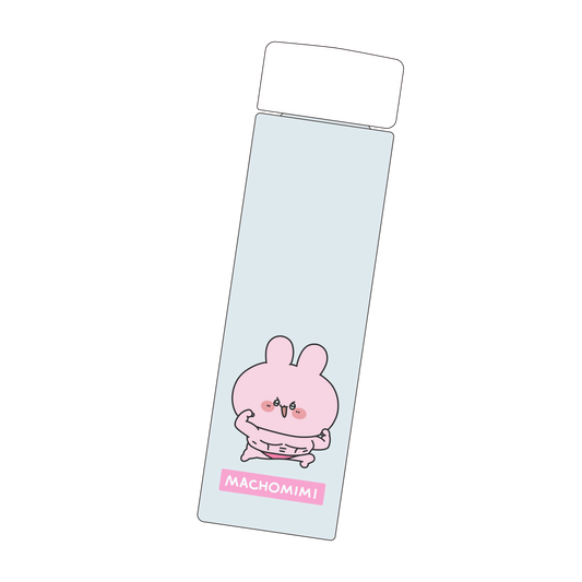 【あさみみちゃん】まちょみみスクエアクリアボトル【8月下旬発送】