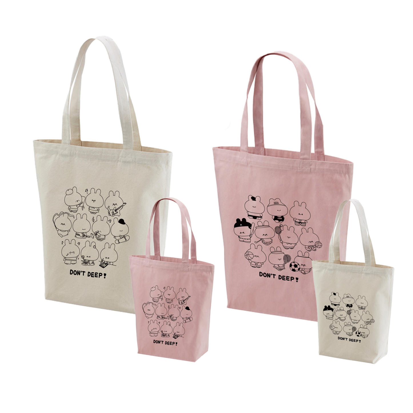 [ASAMIMI-CHAN] Raccolta delle attività del club ❣ Borsa tote [spedita a metà ottobre]