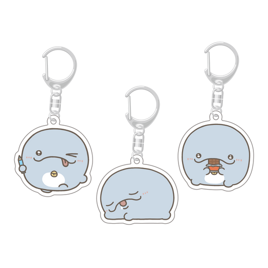 [OYAKOIRUKA] 隨機 MUSUKO-CHAN 壓克力鑰匙圈全套組合 (共3款) [6月下旬出貨]