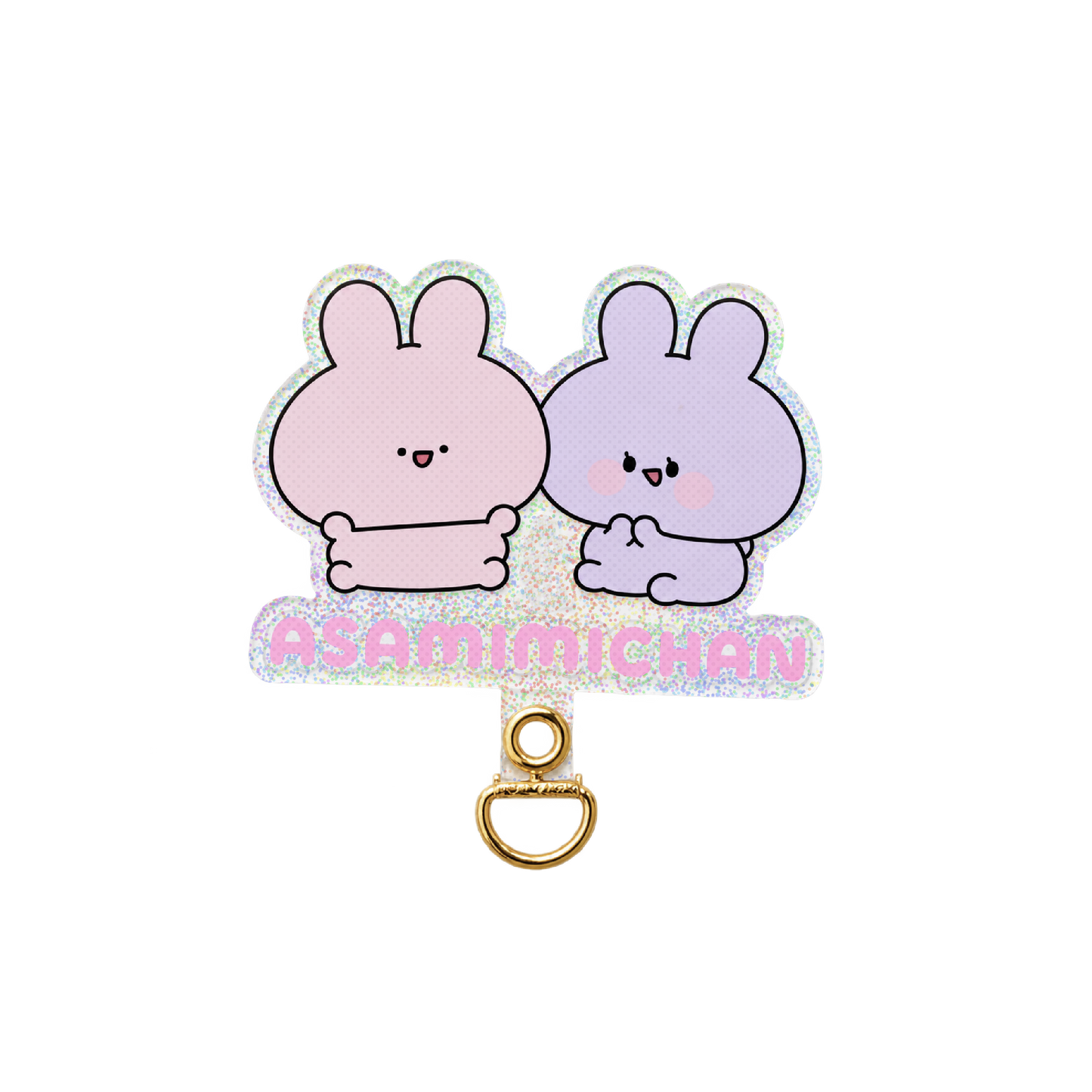 [ASAMIMICHAN] Glitzer PVC Phone Tab [Versand Ende Oktober]