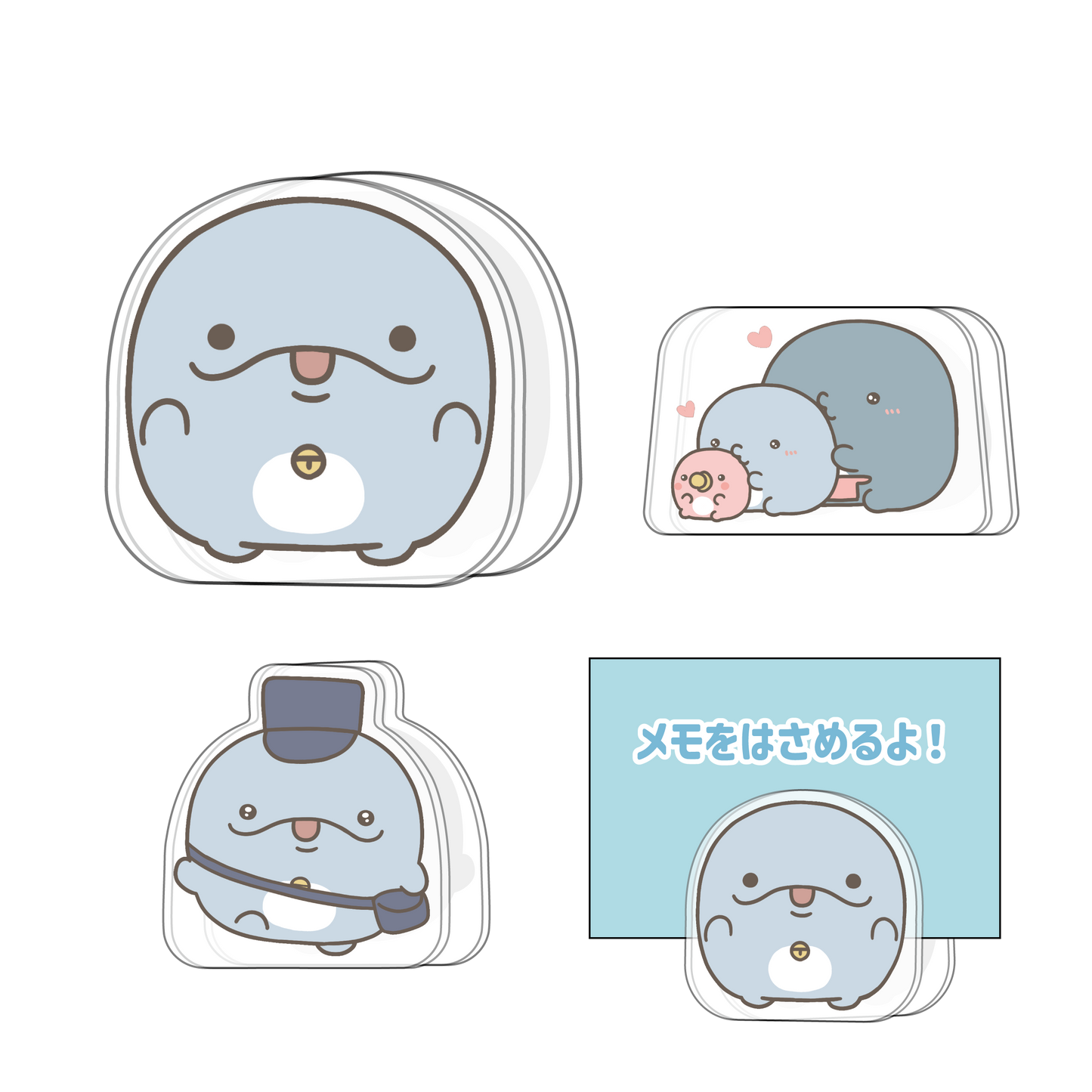 [OYAKOIRUKA] Wählbar ♪ Acryl-Memo-Ständer (Alle 3 Typen) [Versand Mitte Oktober]