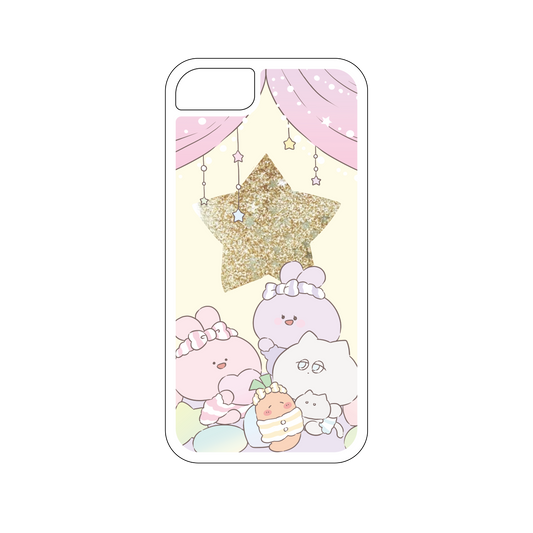 [ASAMIMI-CHAN] Custodia per iPhone con glitter Twinkle Twinkle Star (Pigiama Party) [Spedito a metà ottobre]