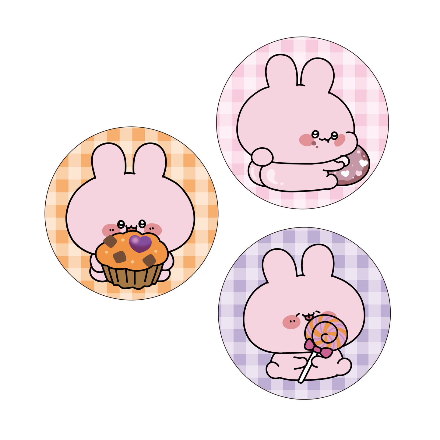 [ASAMIMICHAN] Set complet d'aimants badge Halloween aléatoires (3 types au total) [Expédition fin septembre]