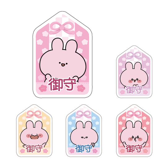 [ASAMIMICHAN] 隨機御守貼紙(全5種)[9月下旬出貨]