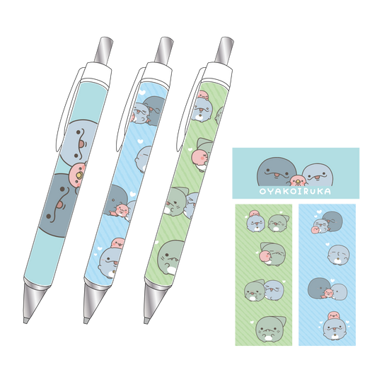 【親子イルカ】シャーペン【2月中旬発送】
