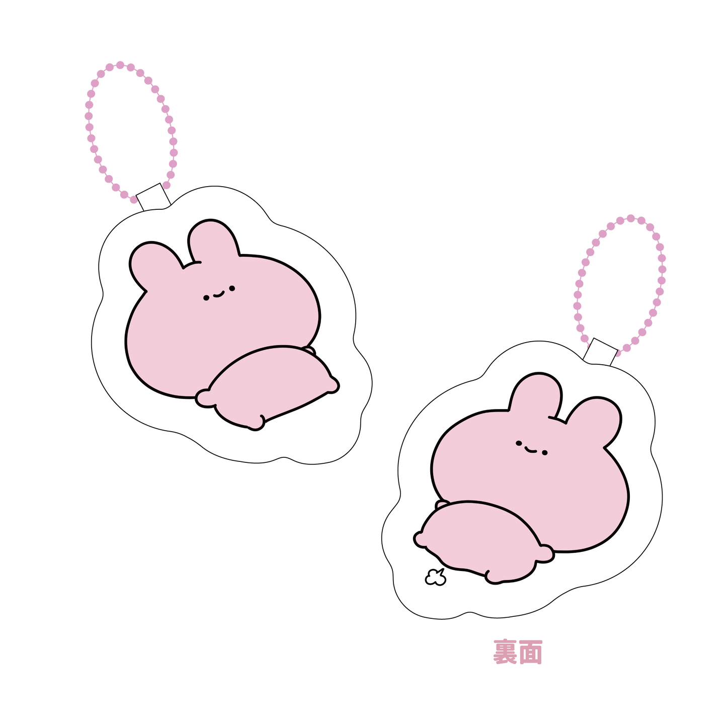 [ASAMIMICHAN] Porte-clés coussin dodu [Expédition mi-octobre]