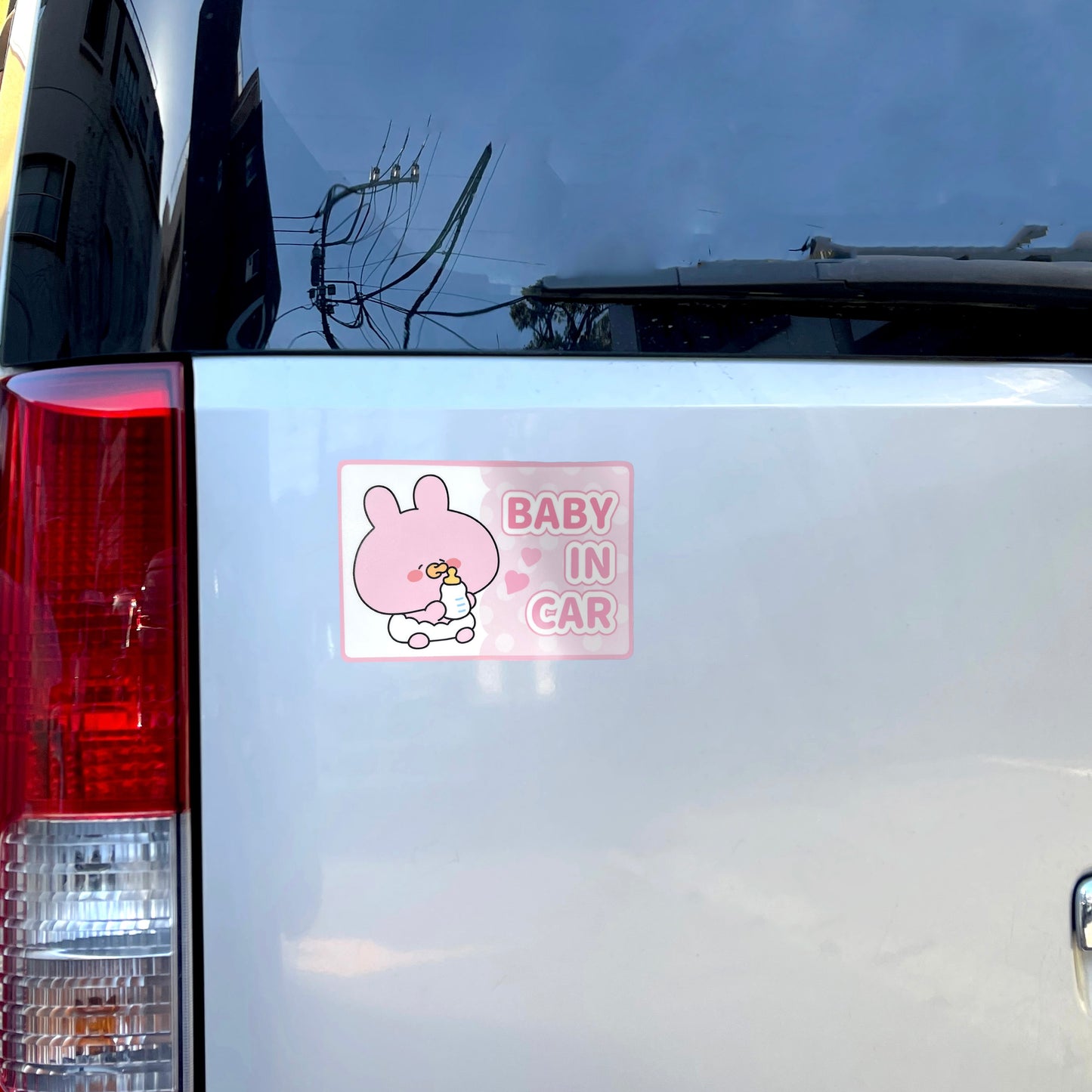 【あさみみちゃん】BABY IN CAR ステッカー（あなたをお守り！シリーズ）【3月中旬発送】