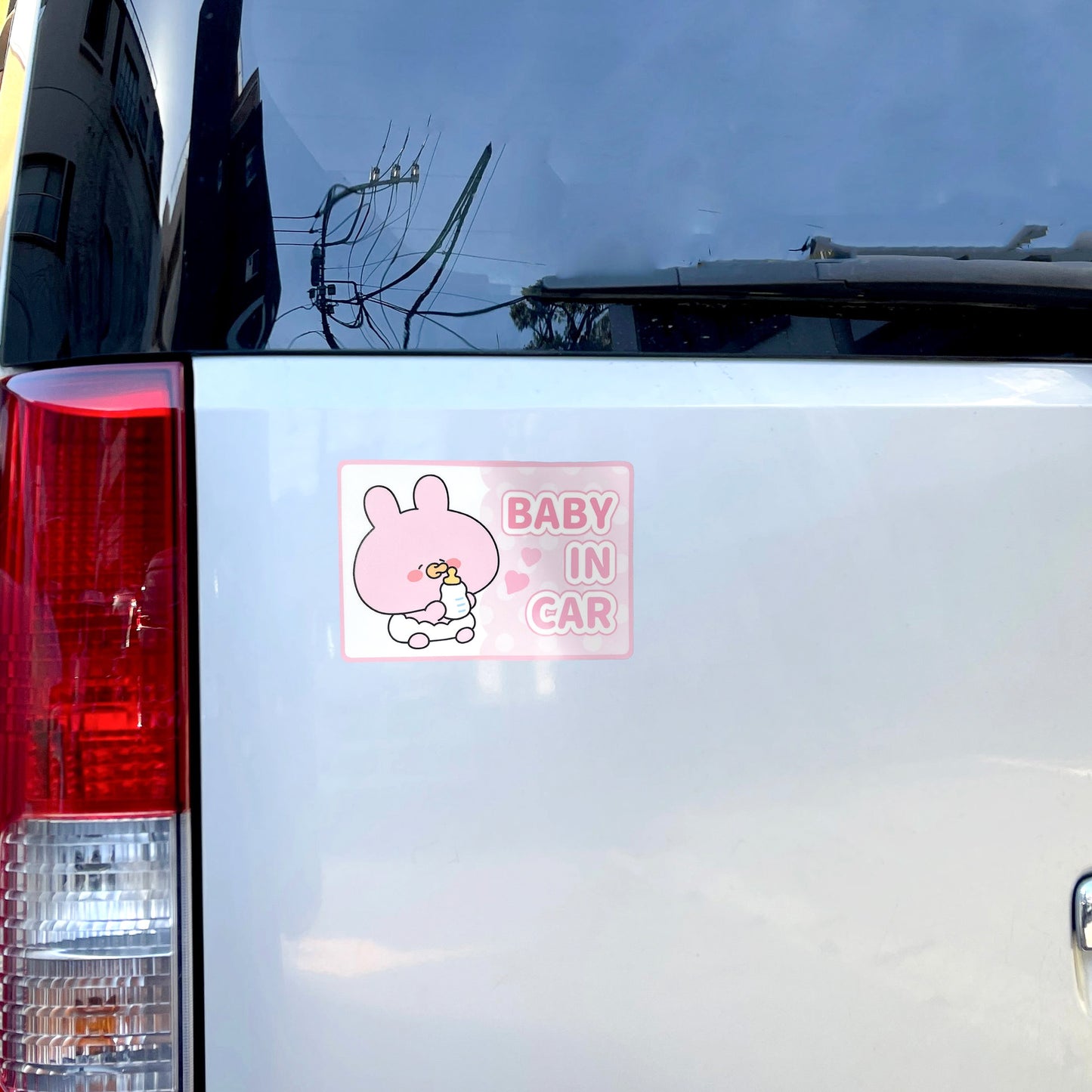 [ASAMIMI-CHAN 】BABY IN CAR sticker【Shipping in mid-November】