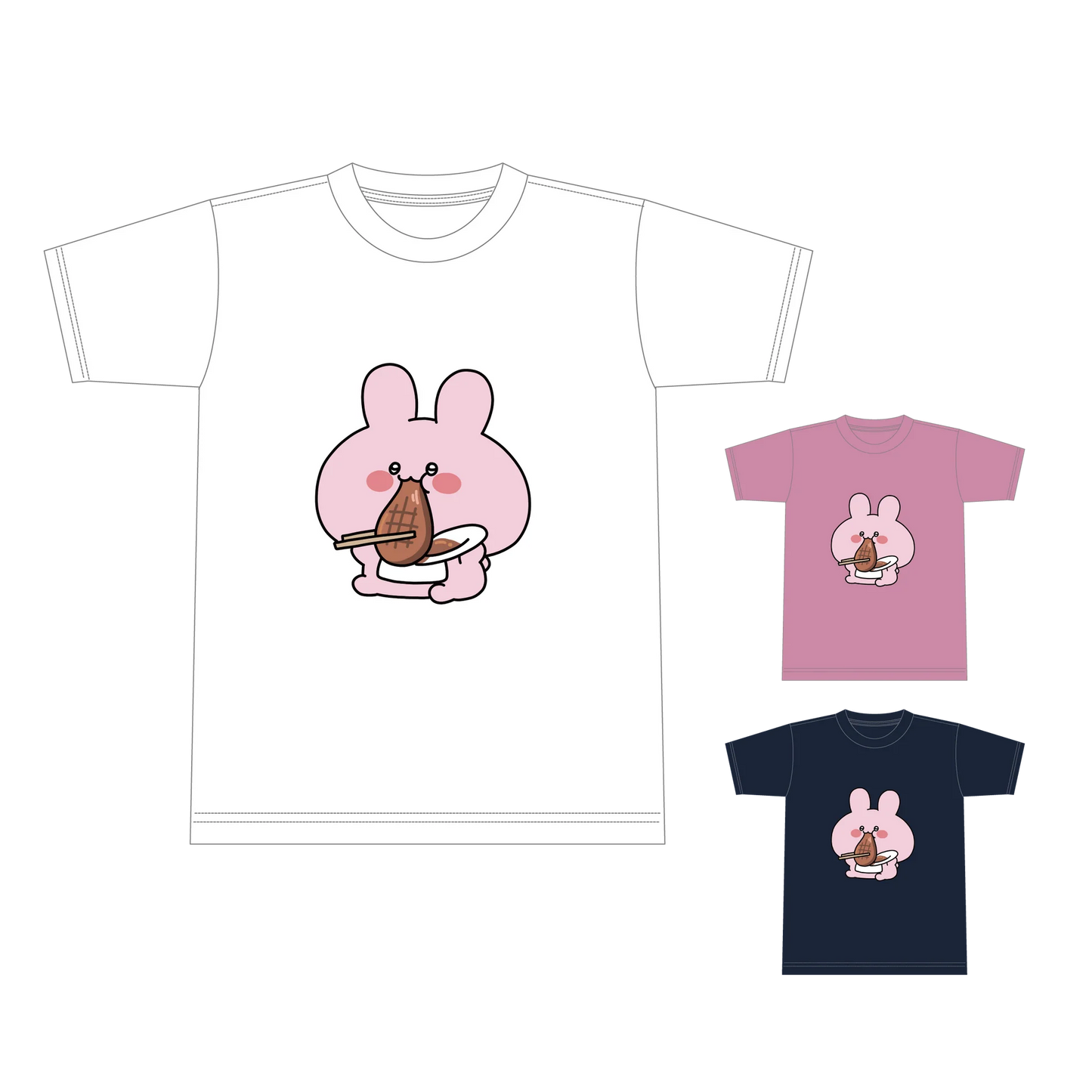 【あさみみちゃん】おにくがすべて忘れさせてくれるTシャツ（再販）【9月下旬発送】