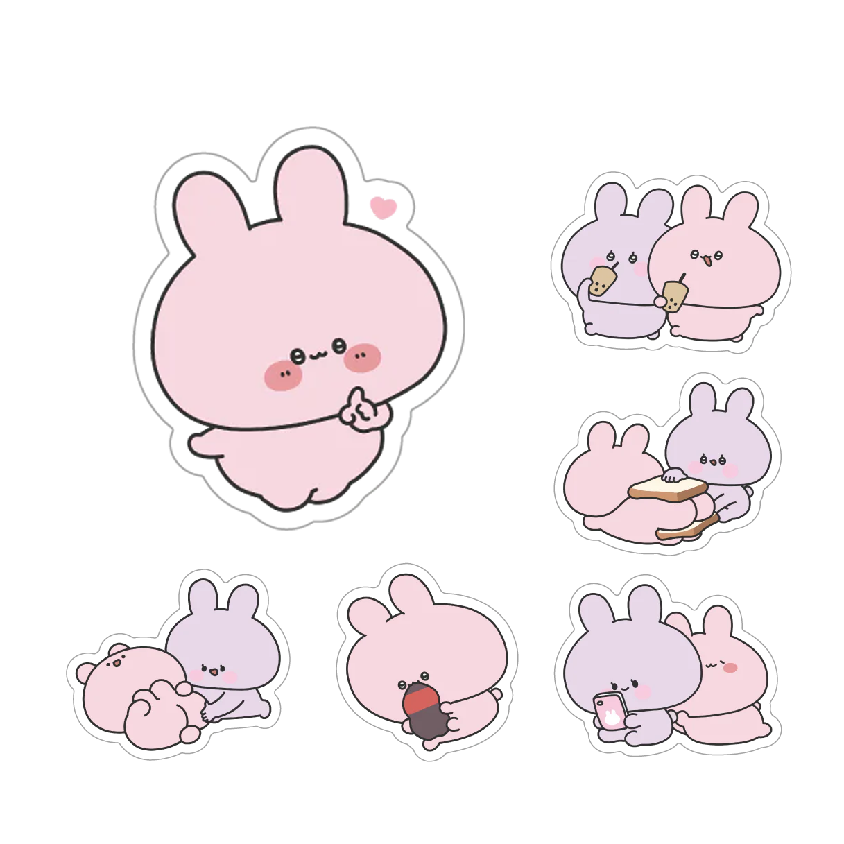 【あさみみちゃん】ダイカットランダムステッカー(全6種)（再販）【8月下旬発送】