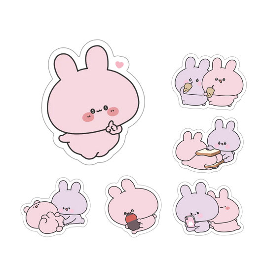 【あさみみちゃん】ダイカットランダムステッカー(全6種)（再販）【8月下旬発送】