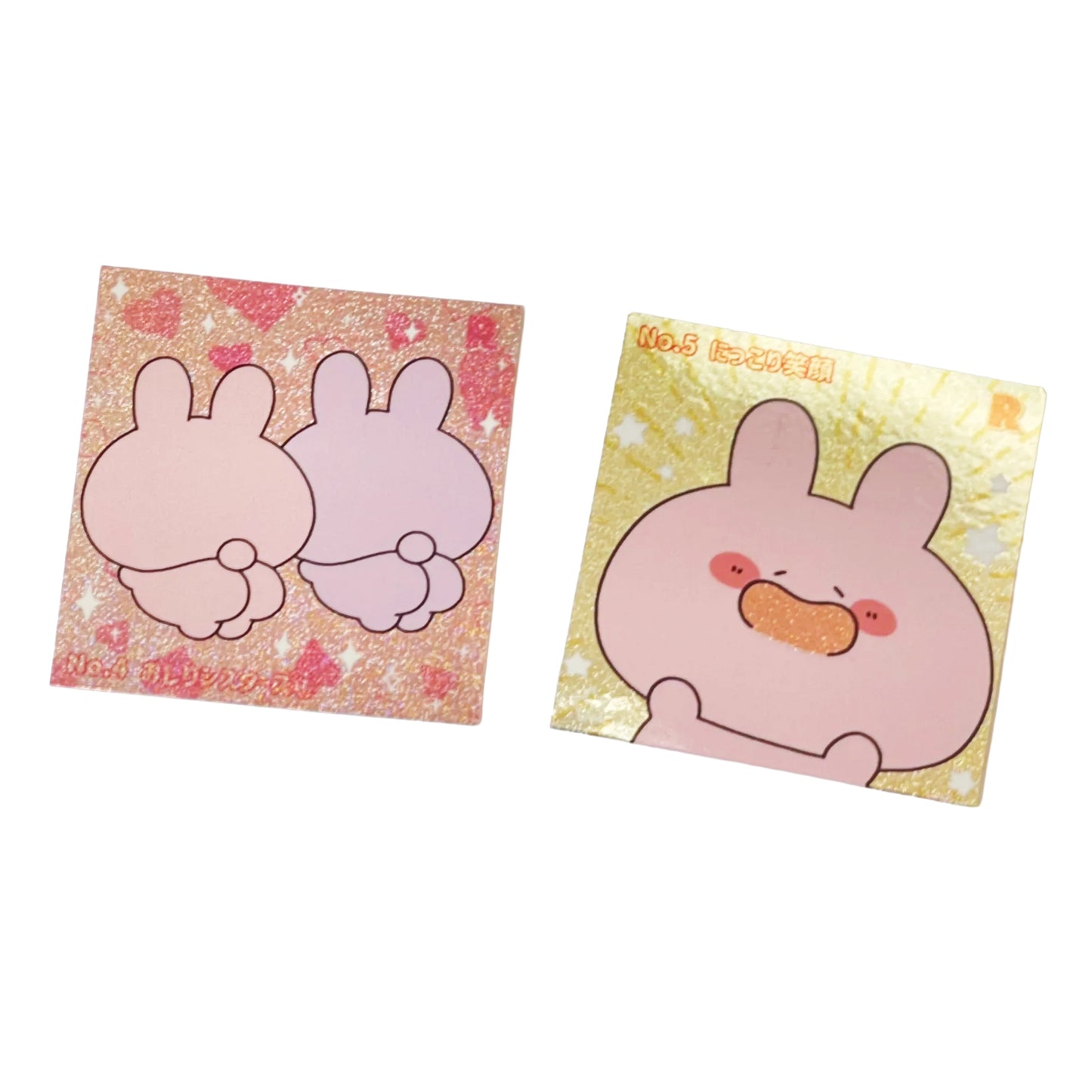 [ASAMIMICHAN] Sticker holo carré aléatoire 1ère série (No.01-06) (Réédition) [Expédition fin septembre]