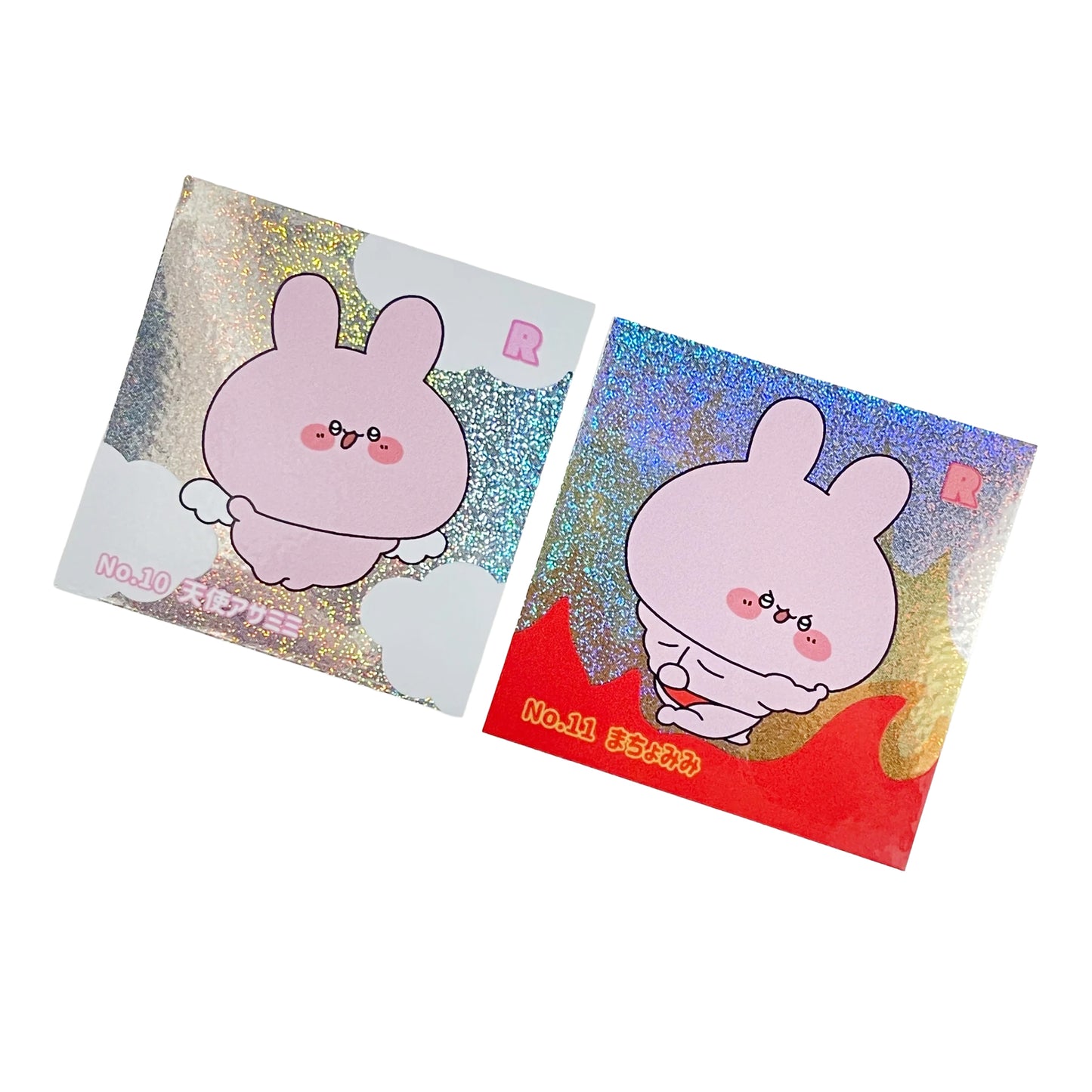 【あさみみちゃん】スクエアランダムホロステッカー第2弾（No.07-12）（再販）【9月下旬発送】