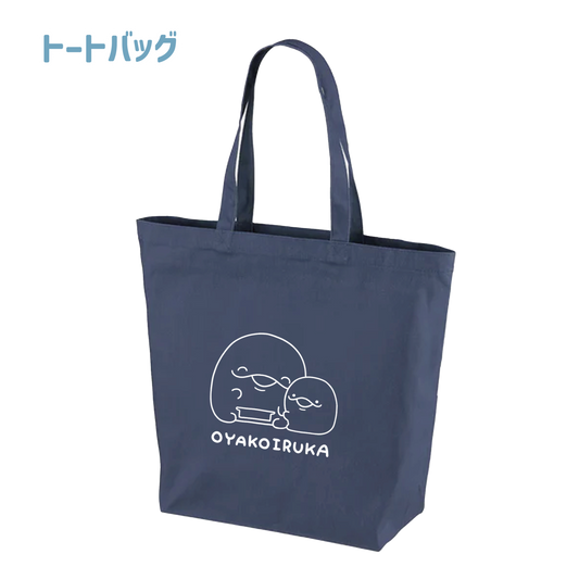 [Parent and child dolphin] Tote bag [Shipped in mid-March]