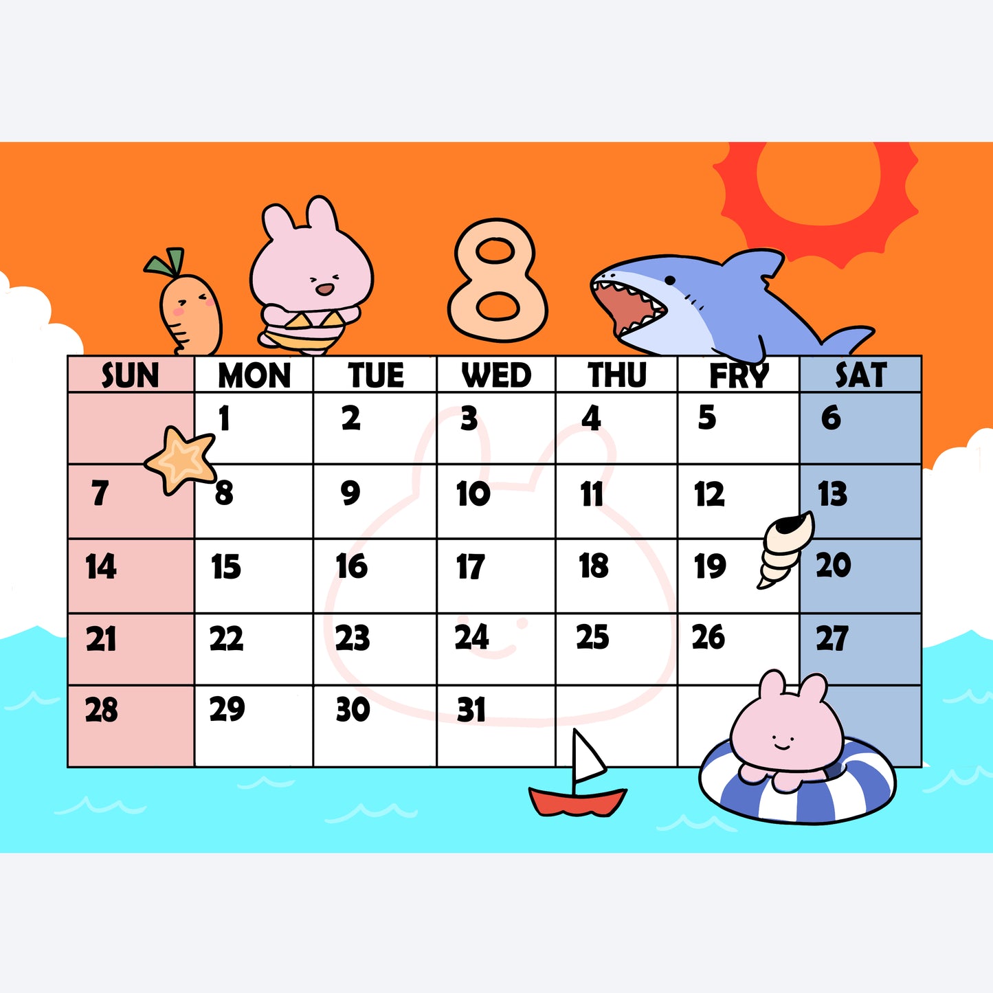 【受注生産】あさみみちゃん卓上カレンダー