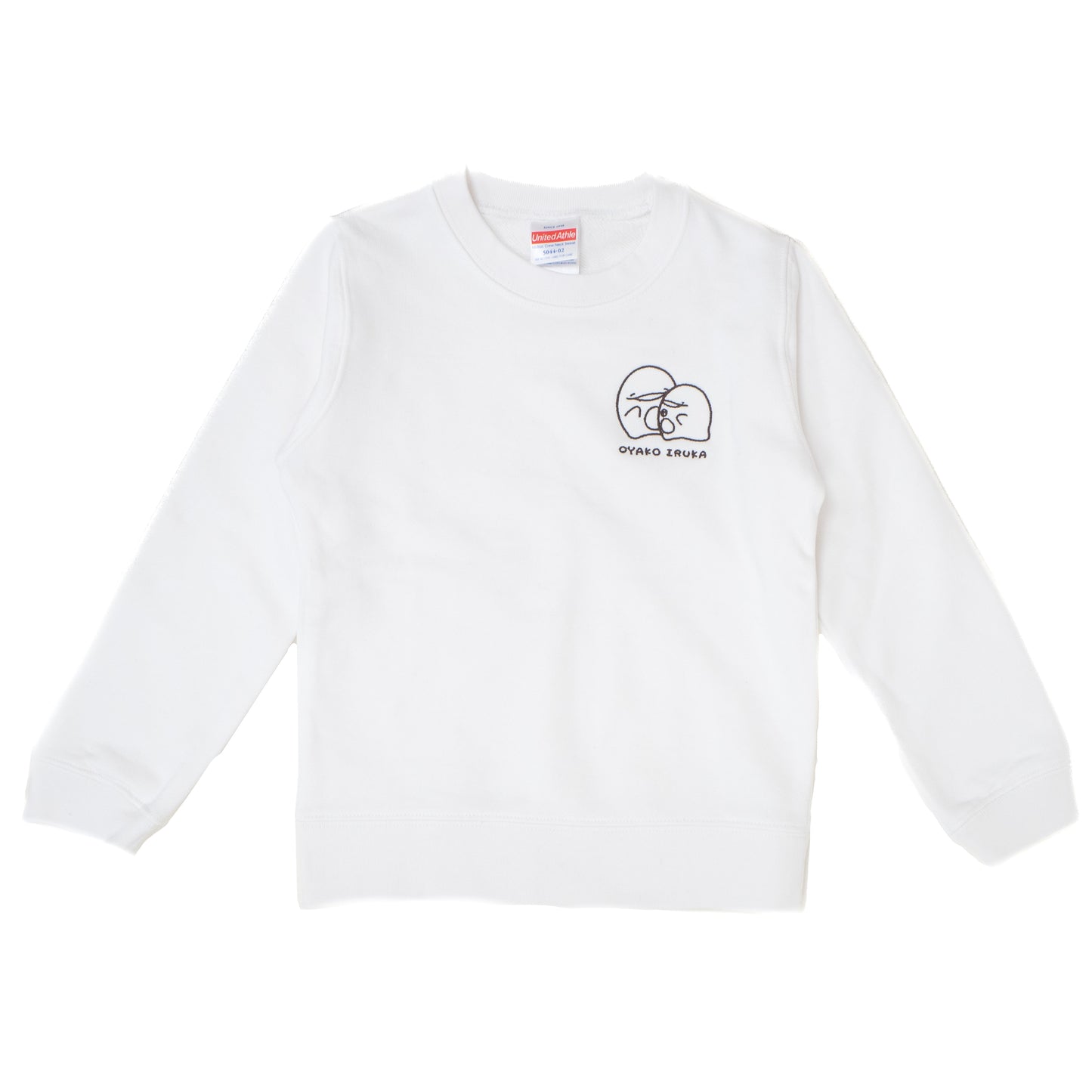 [Parent and child dolphin] Embroidered sweatshirt (kids size) [shipped in early January]