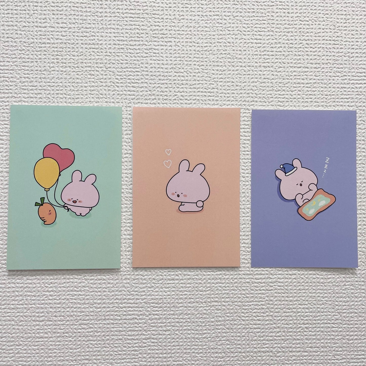 [Asamimi-chan] Postcard set (3 cards included)