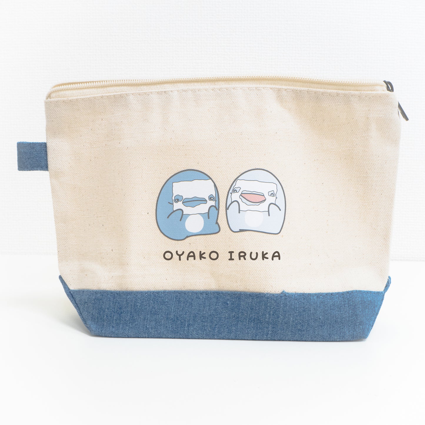 [Parent and child dolphin] Large daily pouch [shipped in early November]