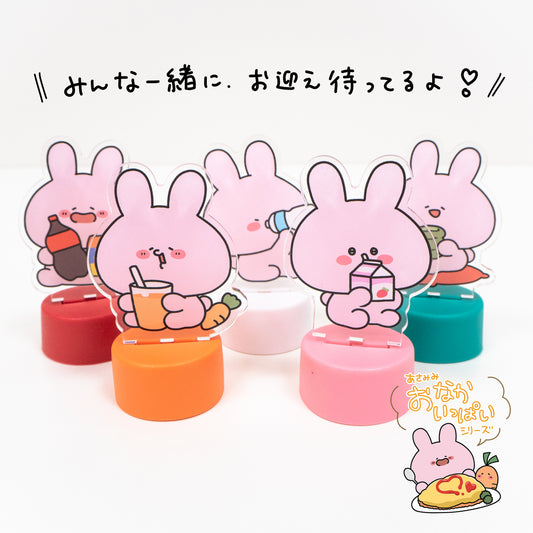 [Asamimi-chan] Random Bottle Cap Akusta Complete Set (5 pieces) [Shipped in mid-August]
