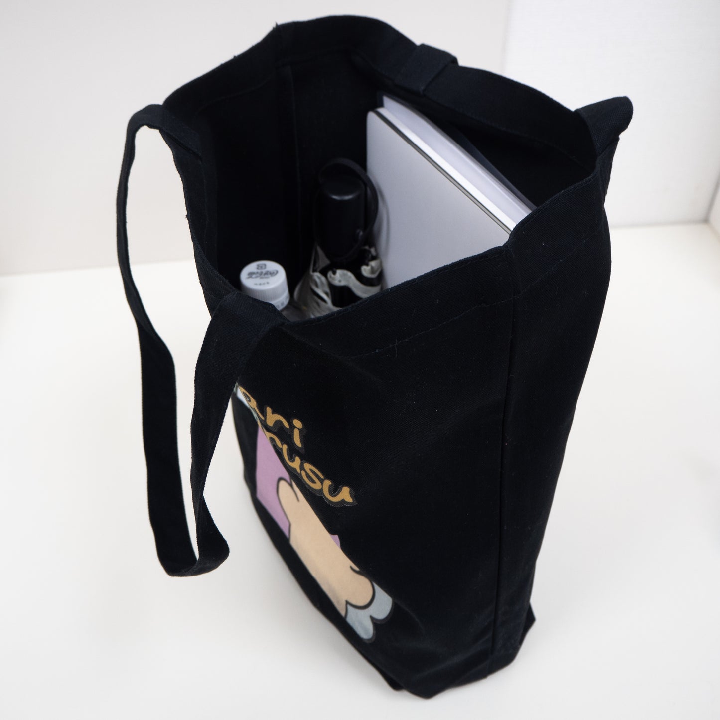 [Bad Zaurus] Tote bag (black) [shipped in early November]