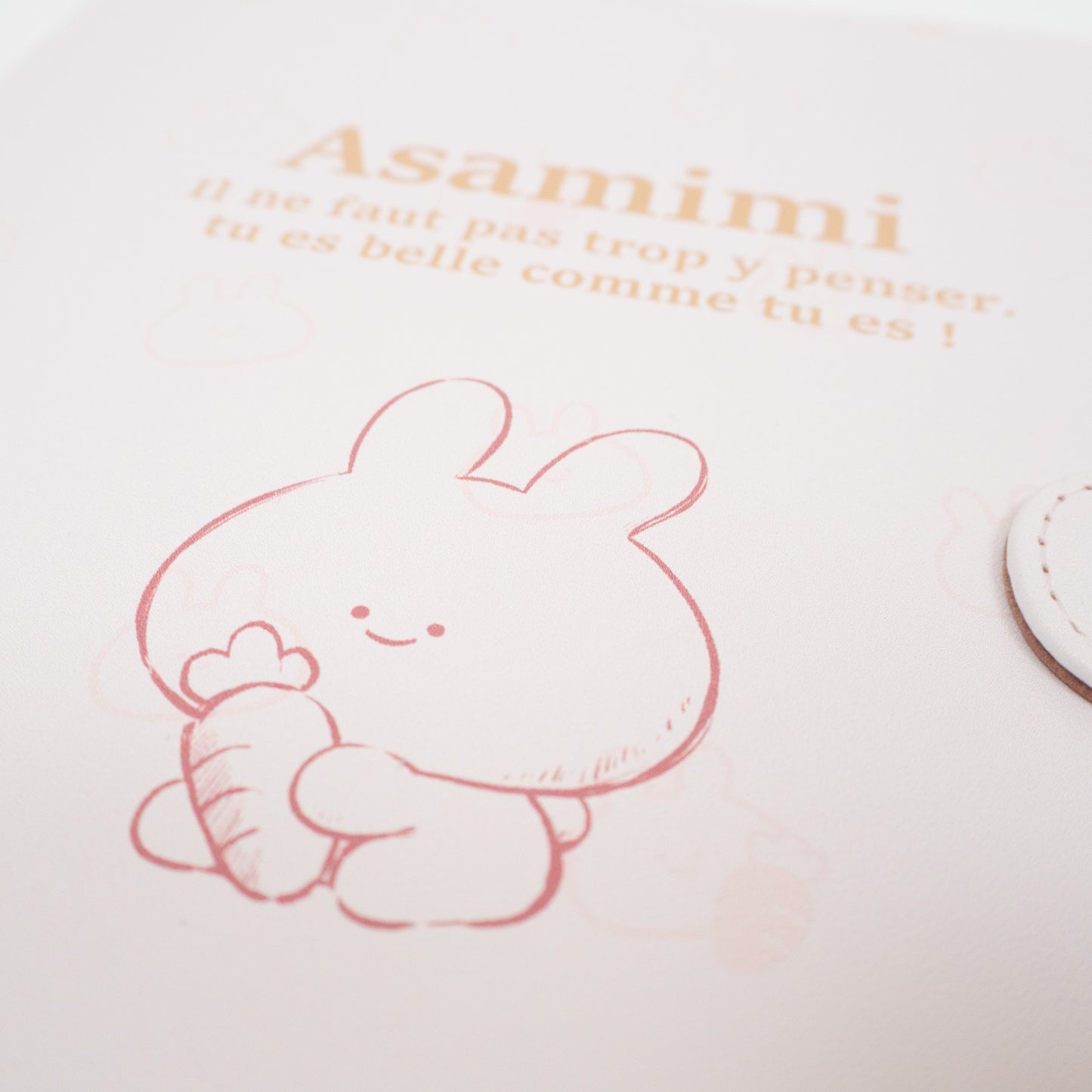 [Asamimi-chan] Synthetic Leather Book Cover (French Girly) [Shipped in early December]