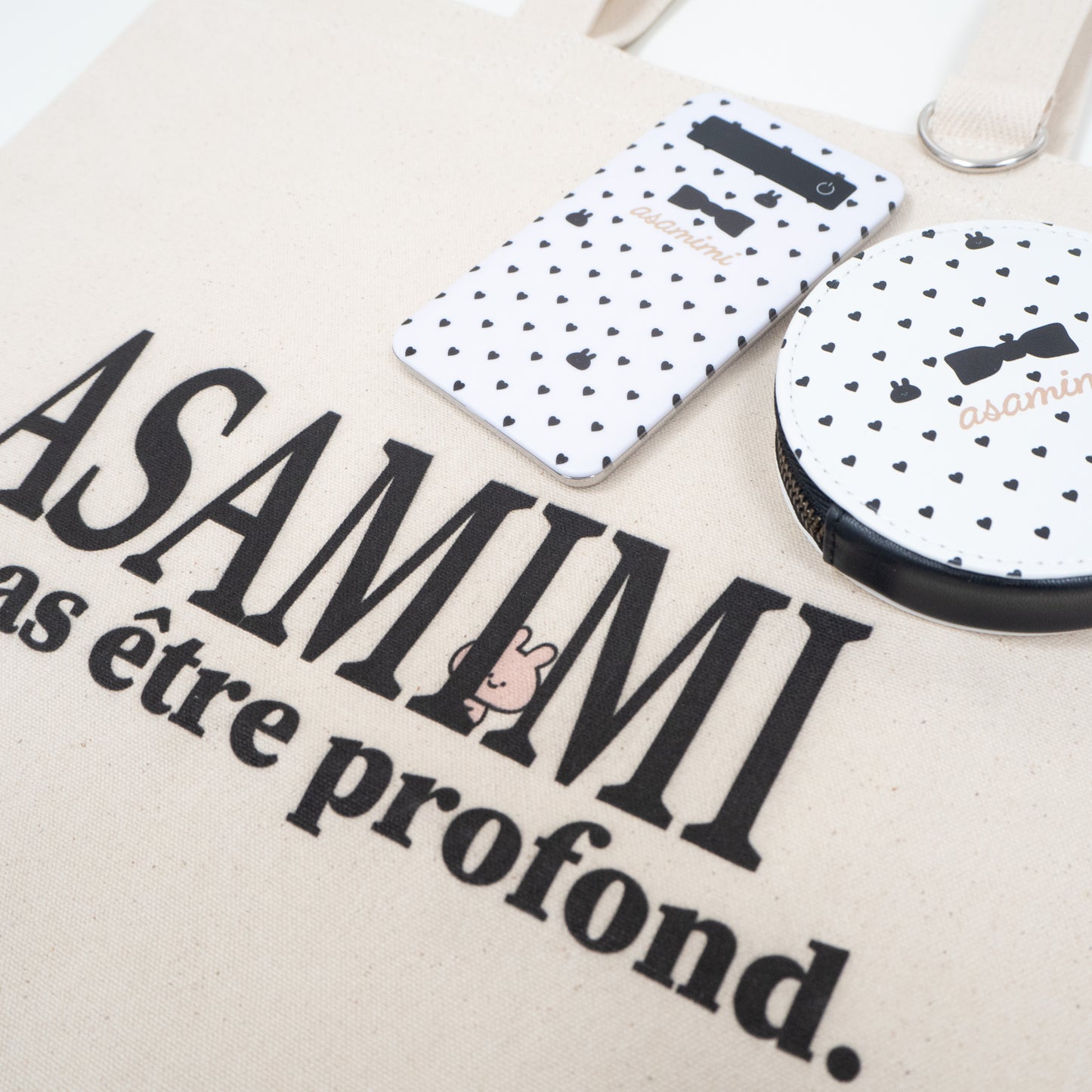 [Asamimi-chan] Synthetic Leather Round Coin Case (French Girly)