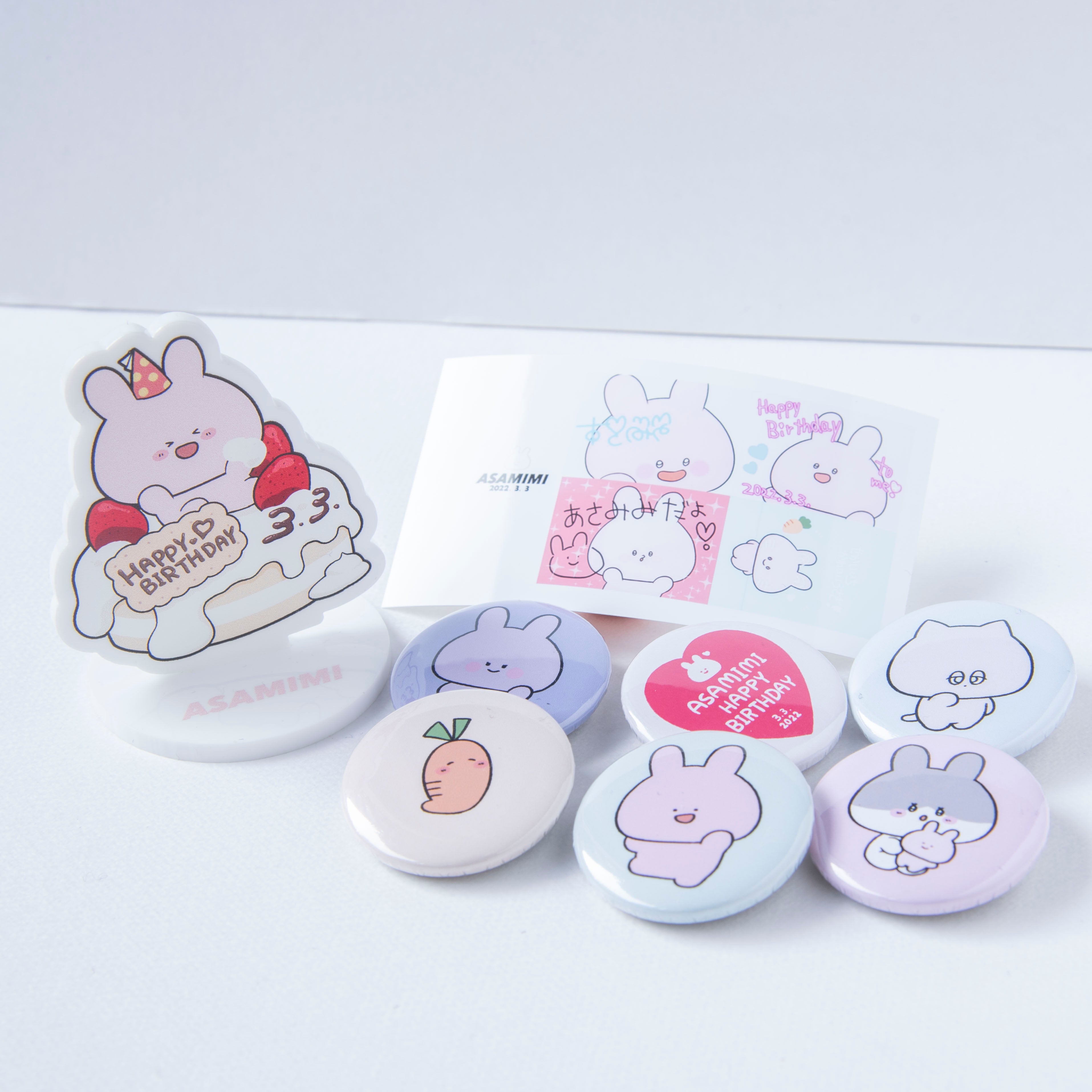 Asamimi birthday set [ASAMIMI birthday set] – SimpleSideMascots（サイマス）公式 ...