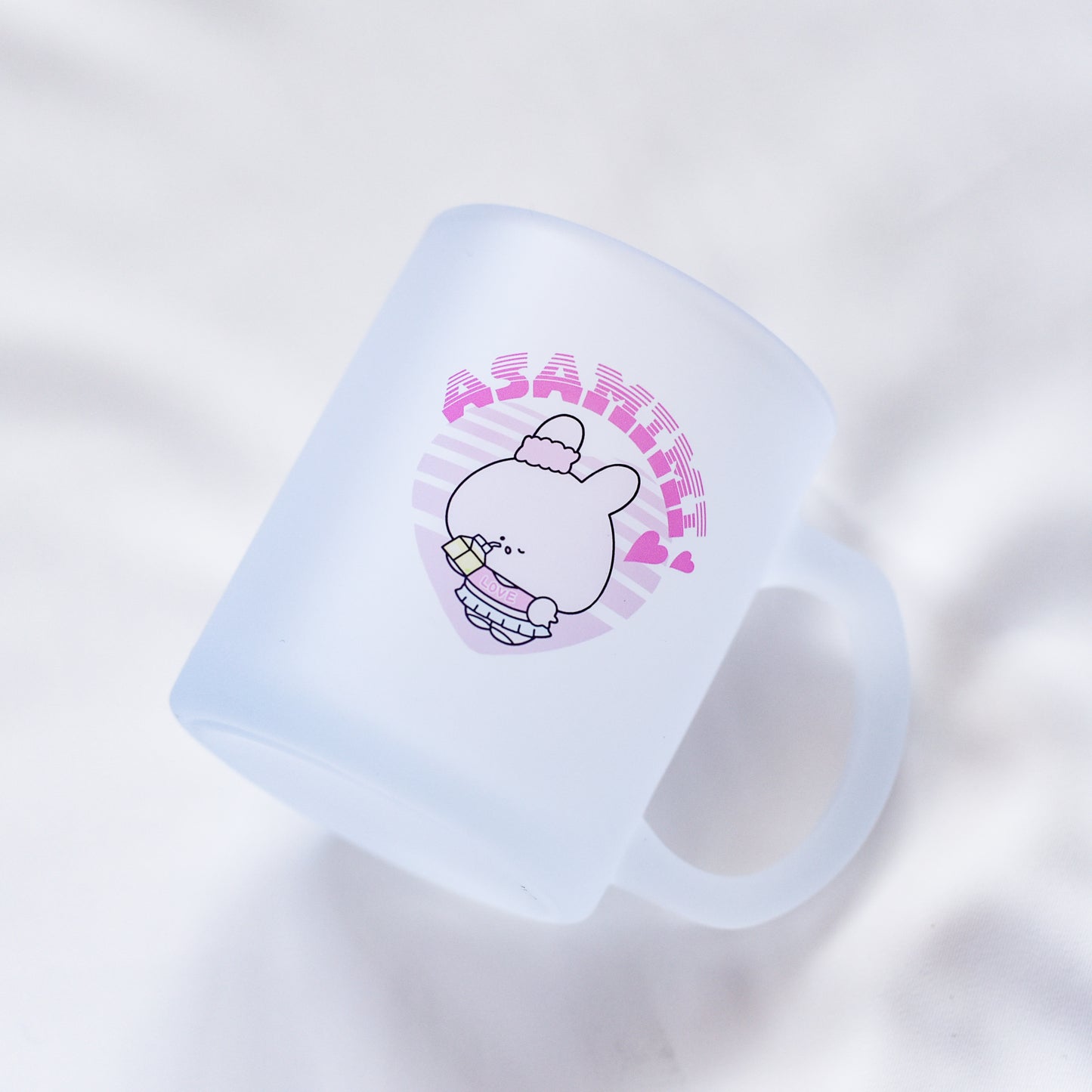 [Asamimi-chan] Tasse aus Milchglas [Auf Bestellung]