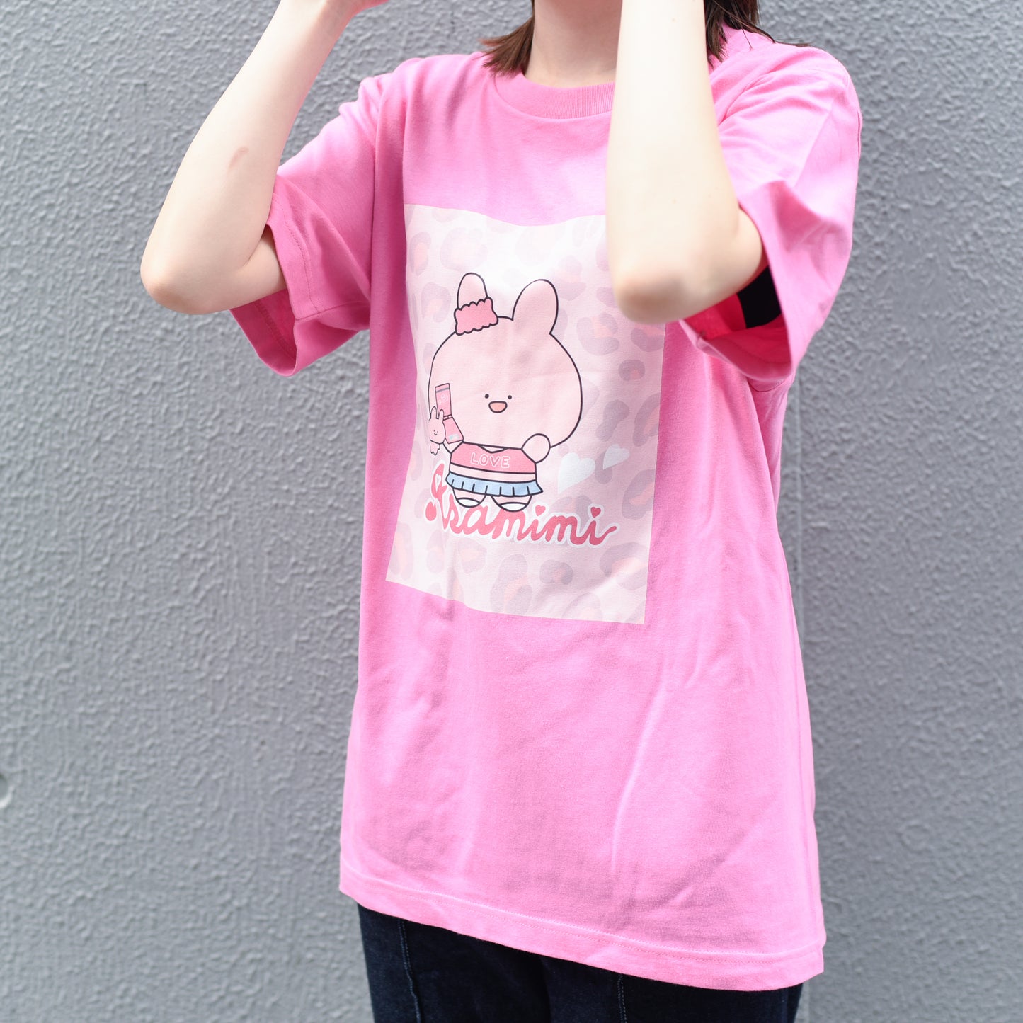 [Asamimi-chan] Kurzarm-T-Shirt mit Aufdruck (Gal Ear) [Auf Bestellung]