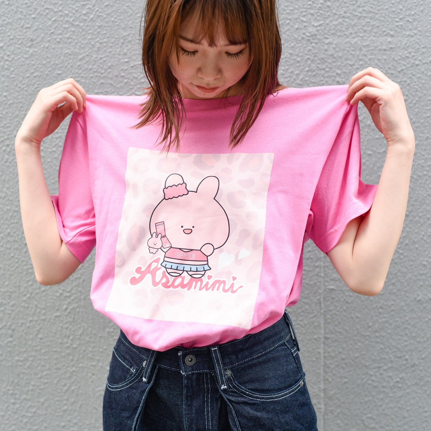 【あさみみちゃん】半袖プリントTシャツ（ギャルみみ)【受注生産】