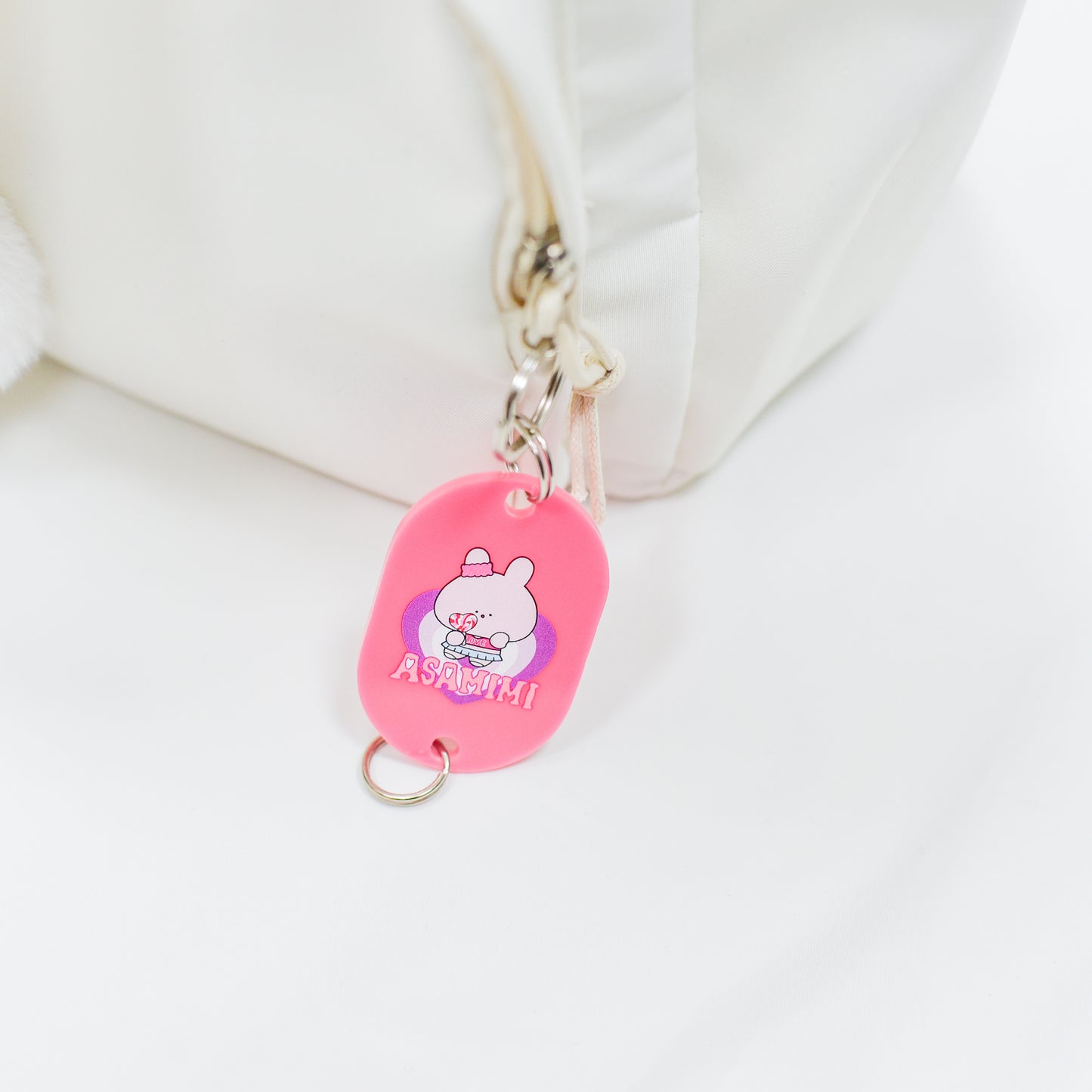 [Asamimi-chan] Acrylic tag key chain [Made to order]