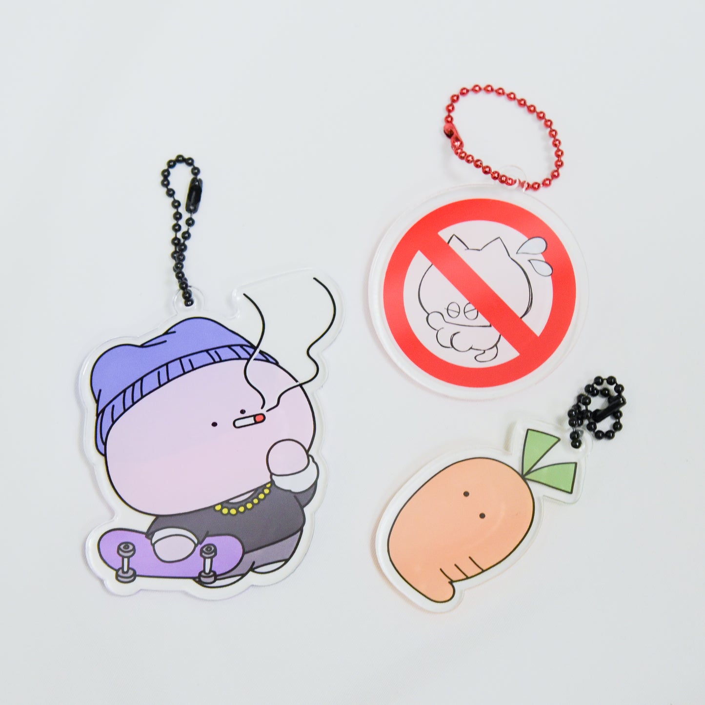 [Asamimi-chan] Acrylic key chain (Carrot-chan)